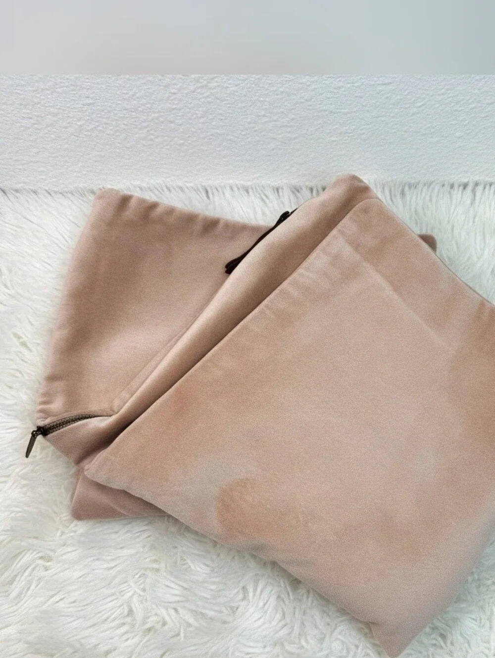 Pottery Barn Velvet - Dark Rosewood Pillow Cover (NO INSERT)